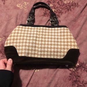 Coach Bags - Houndstooth coach bag Coach Bags - Houndstooth coach bag